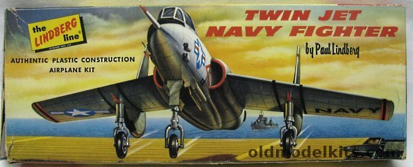 Lindberg 1/48 F7U Cutlass - Twin Jet Navy Fighter, 556-98 plastic model kit